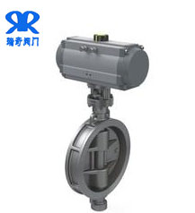 硬密封對(duì)夾氣動(dòng)<a href='http://www.huater.com.cn/Product/diefa/' target='_blank'>蝶閥</a>